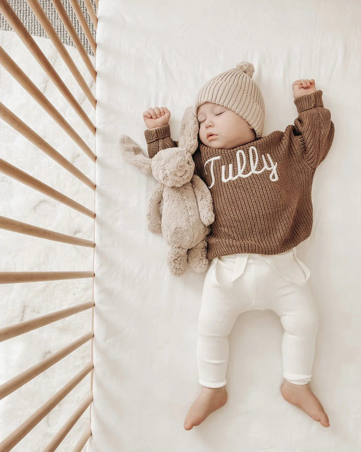 Little Zemi - Personalised Knit Jumper | Chocolate
