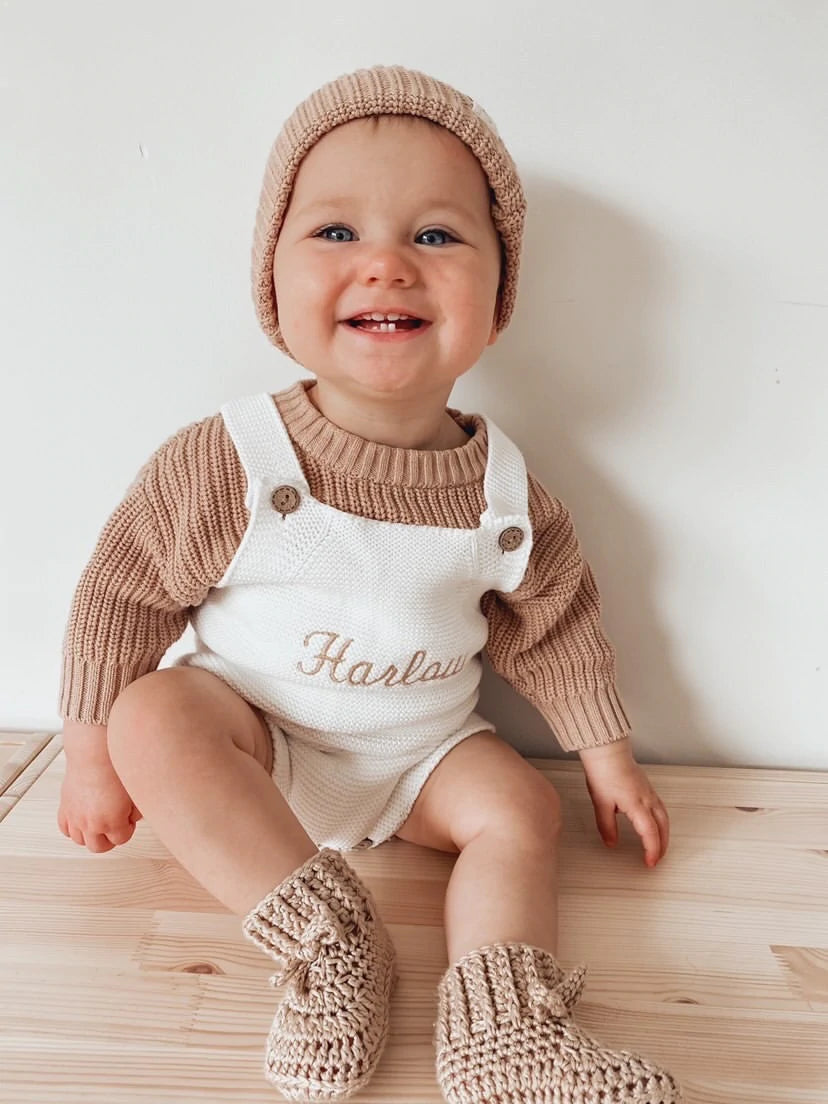 Little Zemi - Personalised Romper | White
