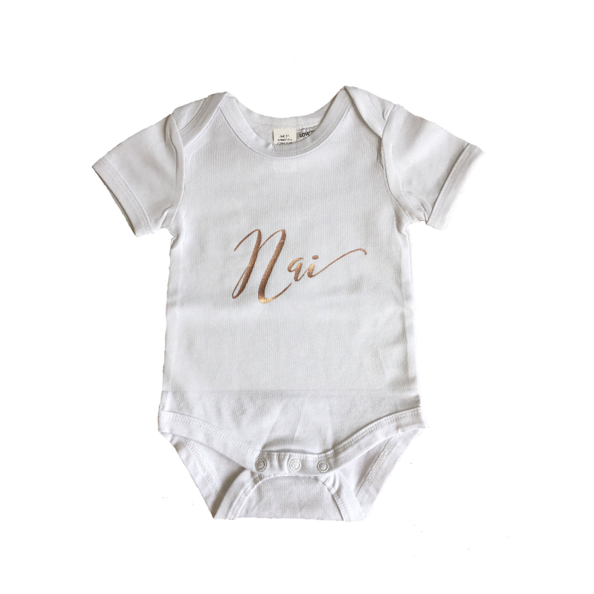 MLW by Design - Rose Gold Personalised Bodysuit