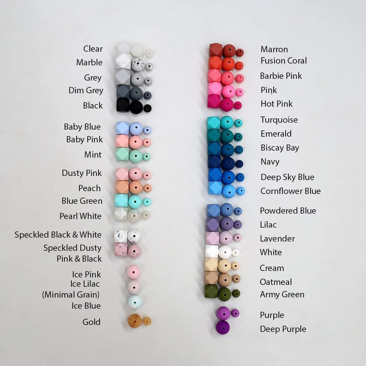 CMC GOLD - Hex & Silicone Teether