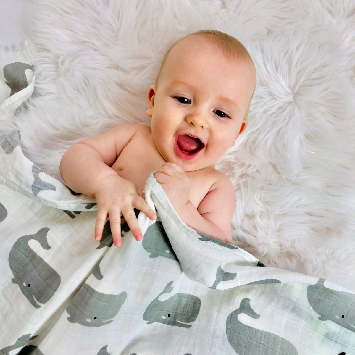 Tinker Tot Baby - Organic Cotton Swaddle – Wonderful Whale