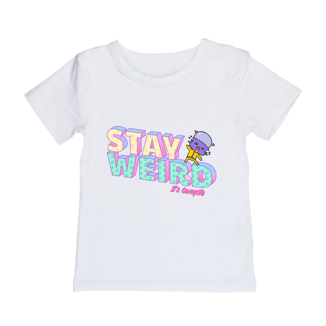 MLW By Design - Stay Weird Tee | White or Black (CLEARANCE)