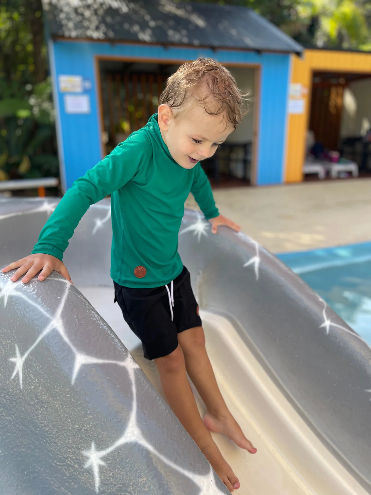 Kicky Swim - Rashguard Top | Forest Green