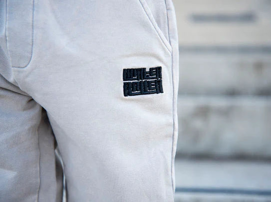 Winter and Raven - Luxe Acid Wash Joggers | Vintage Stone