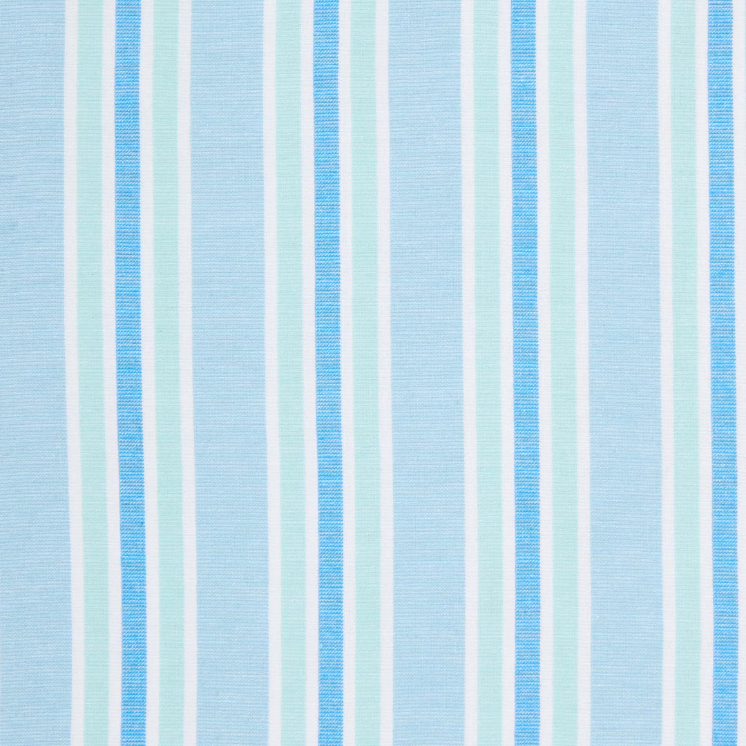 MLW By Design - Personalised Poncho Beach Towel | Blue & Aqua Stripes *LIMITED EDITION*