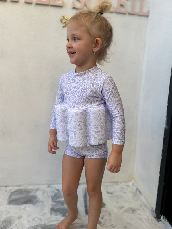 Little Soleil - Floatsuit | Lavender Long Sleeve