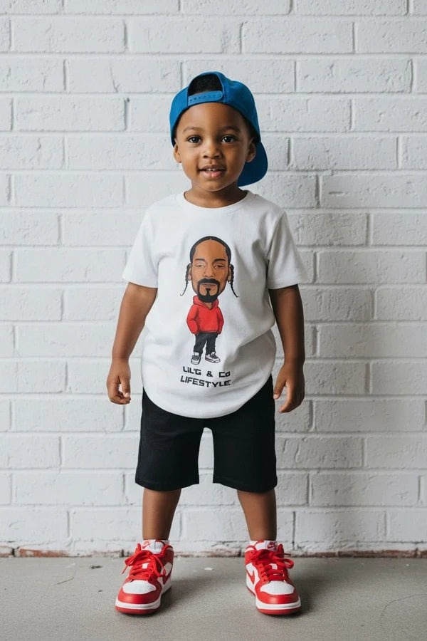 LiL'G & Co. - D O Double G Short Sleeve T-shirt | White