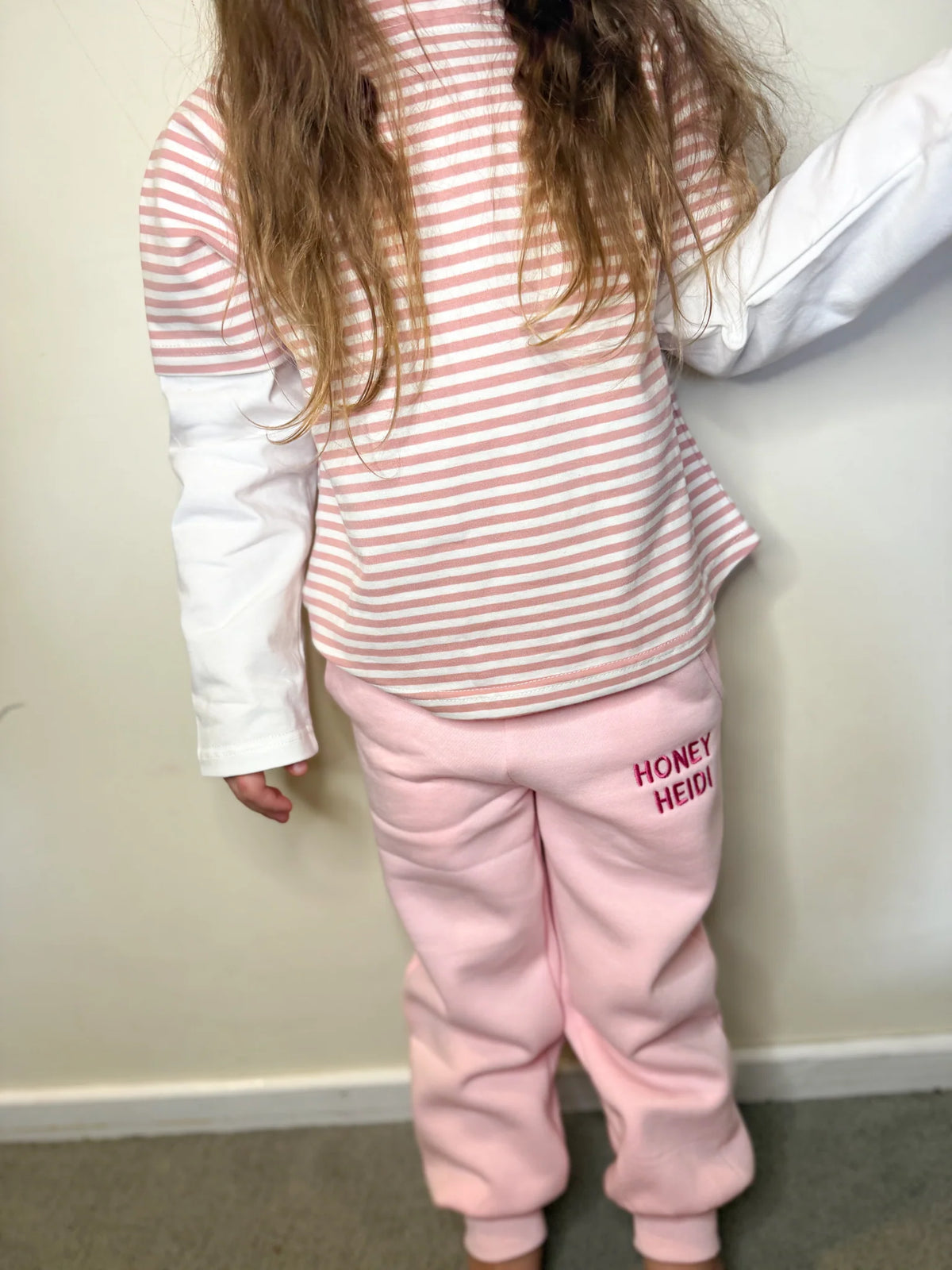 honey & heidi - Stripe Long Sleeve Tee | Blush