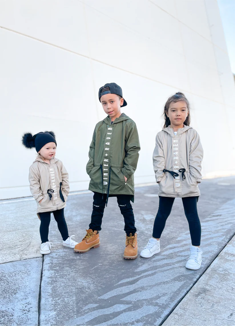 Winter and Raven - Tan Anorak