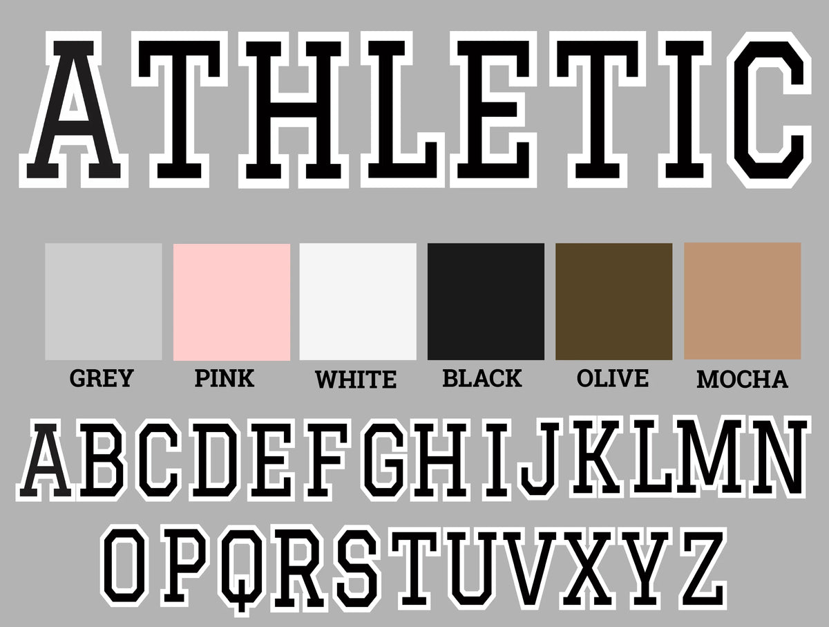 Cubs & Co - PERSONALISED CHOCOLATE BROWN CAP W/ INITIALS | ATHLETIC FONT VARIOUS COLOURS