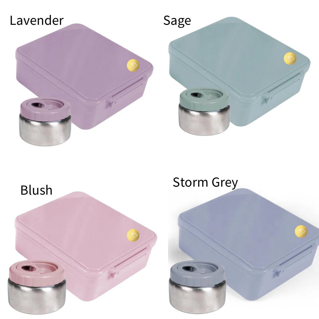 CMC Gold - Bento Lunch Box with Food Jar | Lavender