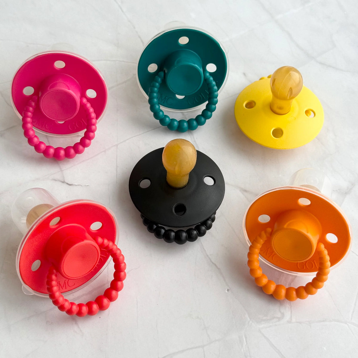 CMC GOLD - Exclusive Bubble Dummies Twin Pack (Size 1) NB-6m (AIR FILLED) | Multiple Options *CLEARANCE*