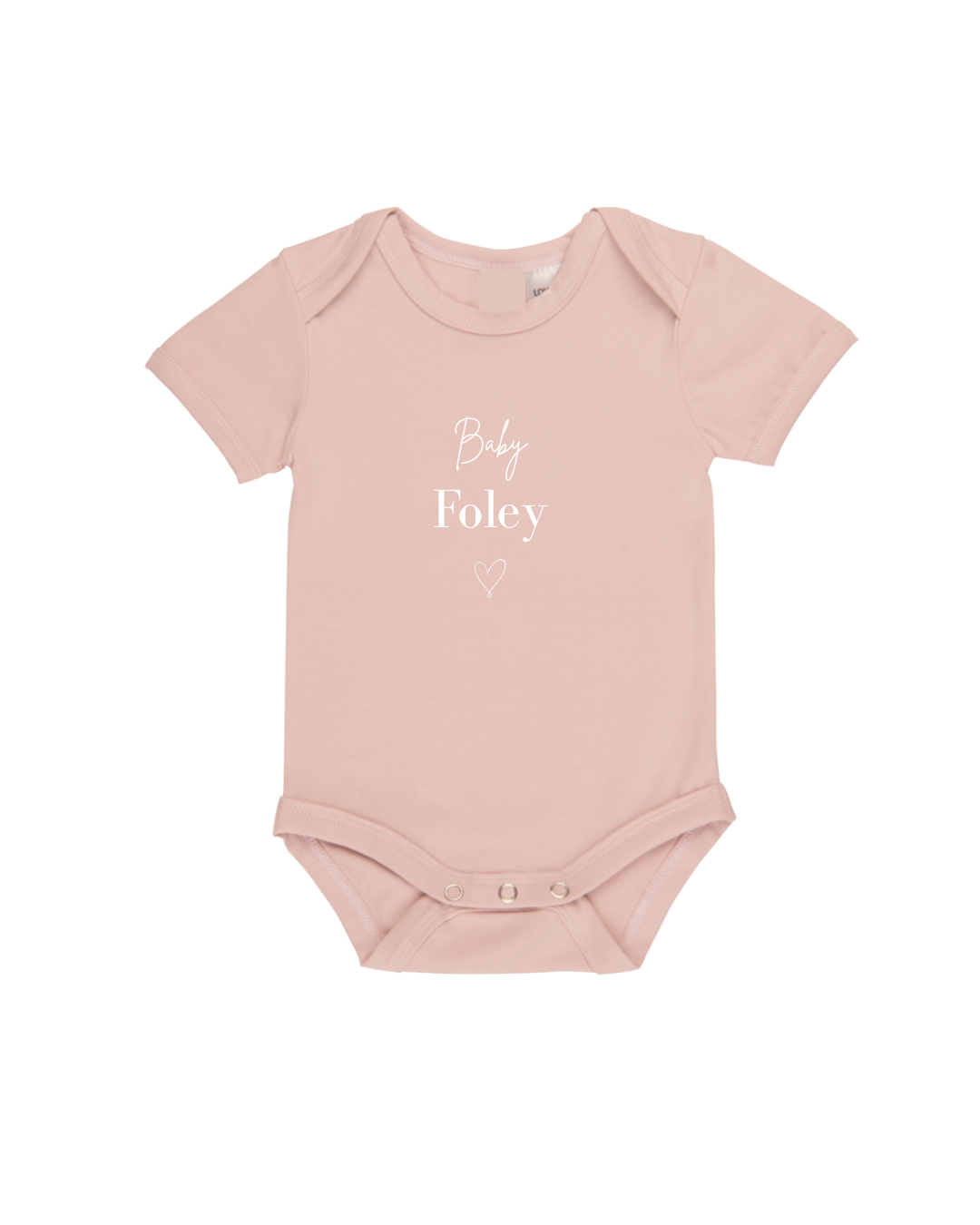 MLW By Design - Pregnany Announcement Personalised Bodysuit | Various Colours
