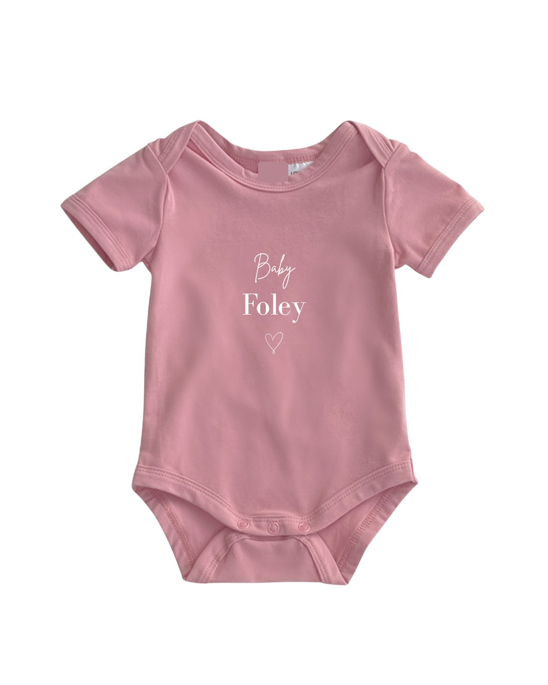 MLW By Design - Pregnany Announcement Personalised Bodysuit | Various Colours