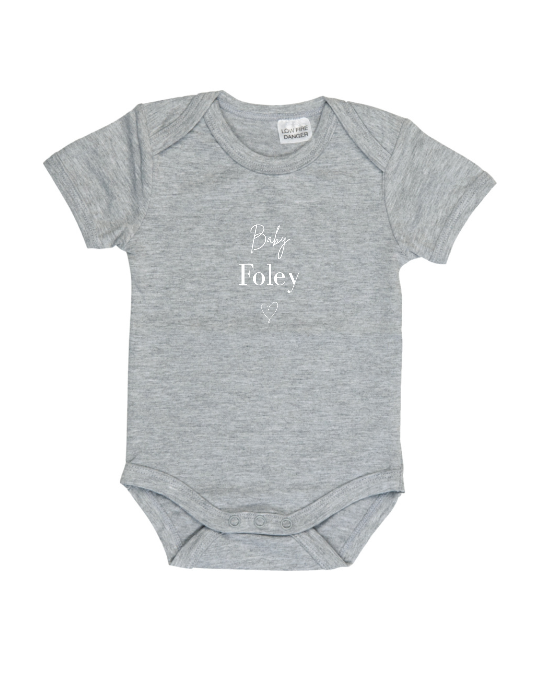 MLW By Design - Pregnany Announcement Personalised Bodysuit | Various Colours