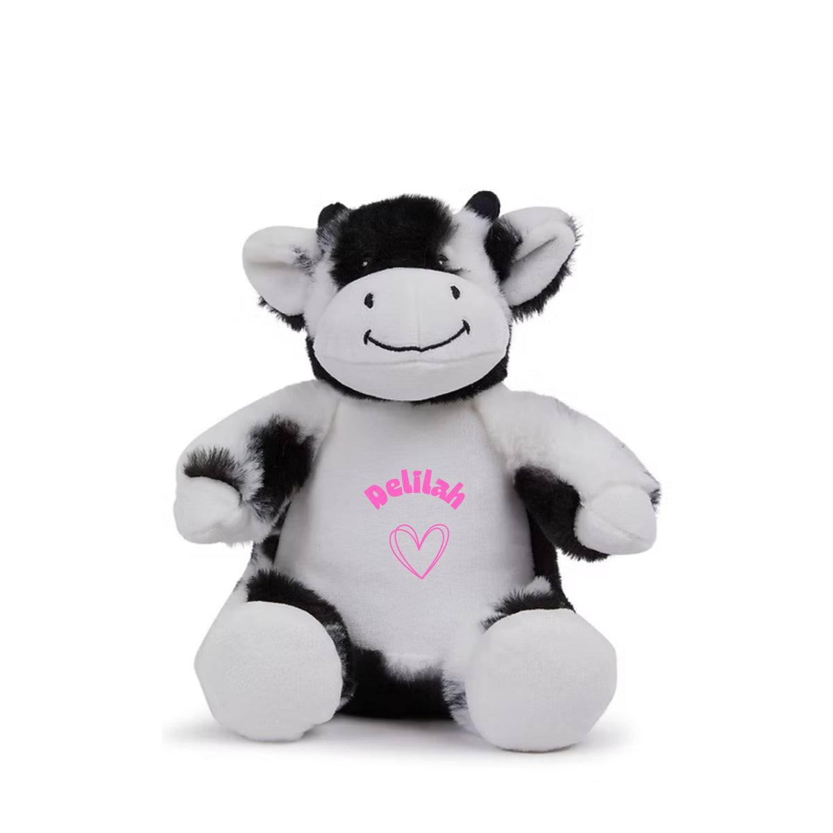 MLW By Design - Personalised Cow Plush Toy | 4 Print Colours