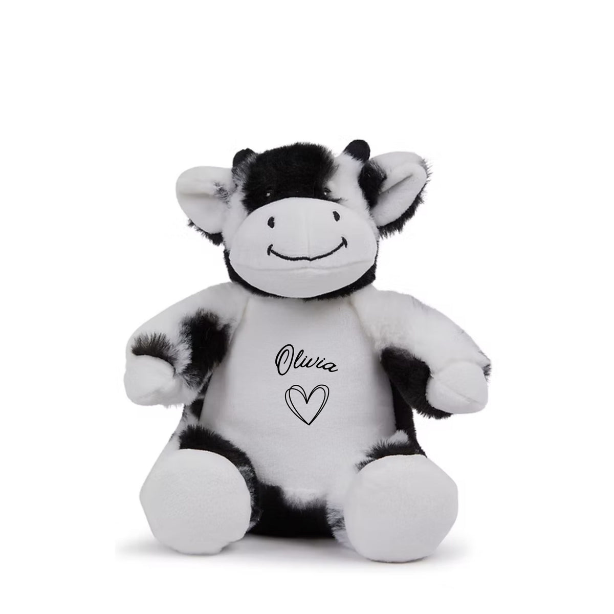 MLW By Design - Personalised Cow Plush Toy | 4 Print Colours