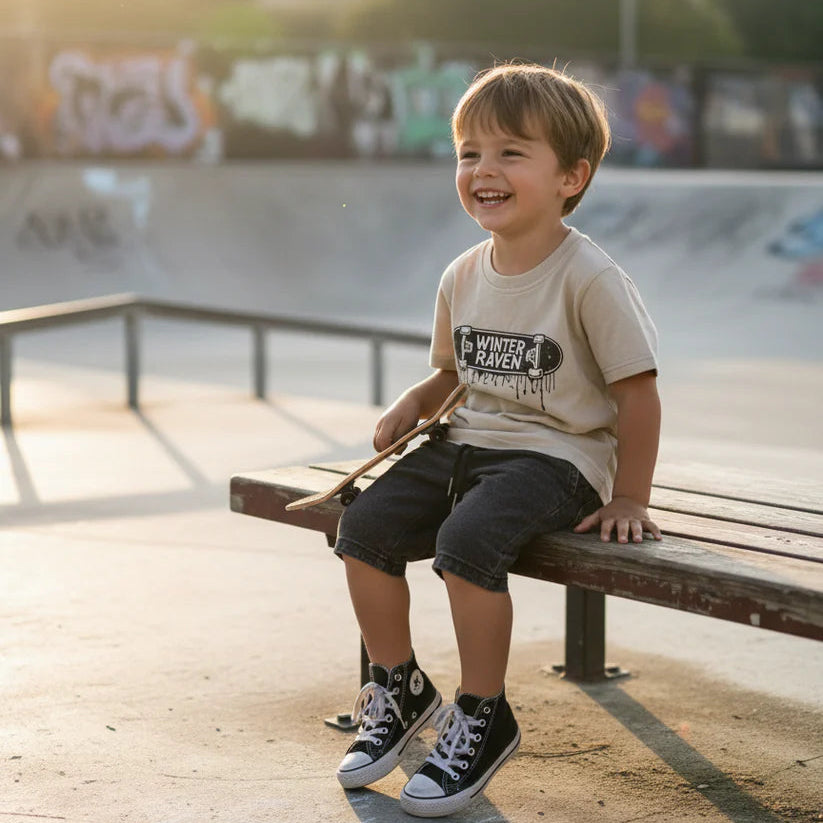 Winter and Raven - Dripped Deck Tee