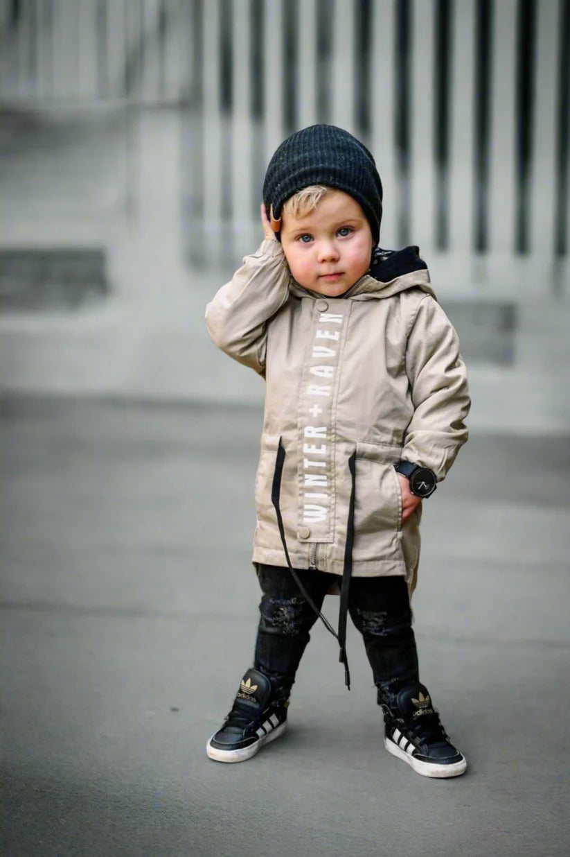 Winter and Raven - Tan Anorak