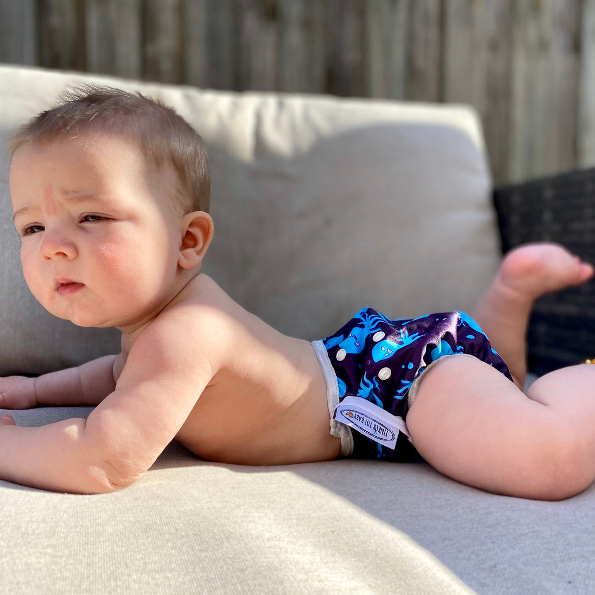 Tinker Tot Baby - Reusable Swim Nappy – Smiling Octopus