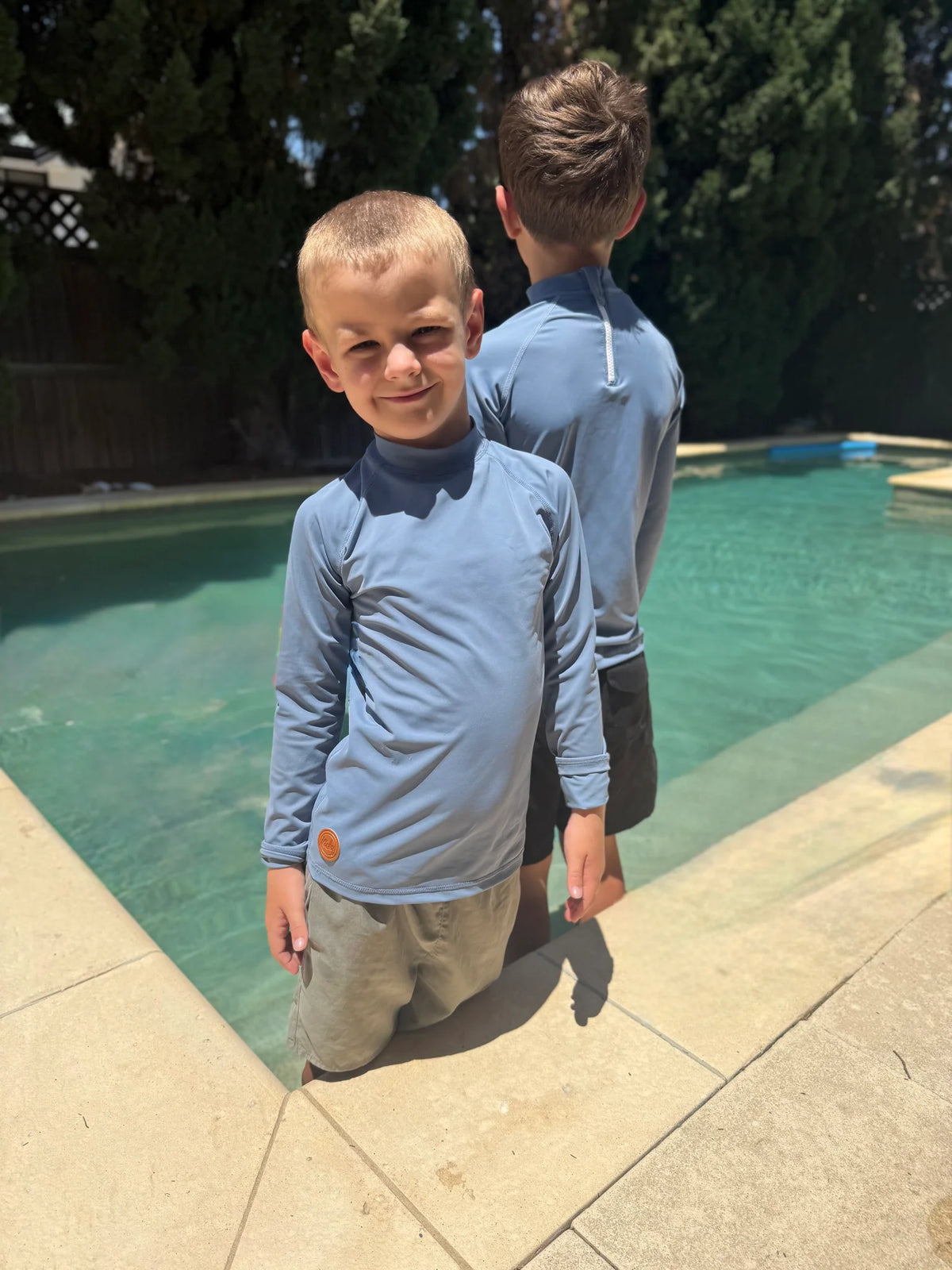 Kicky Swim - Rashguard Top | Hamptons Blue