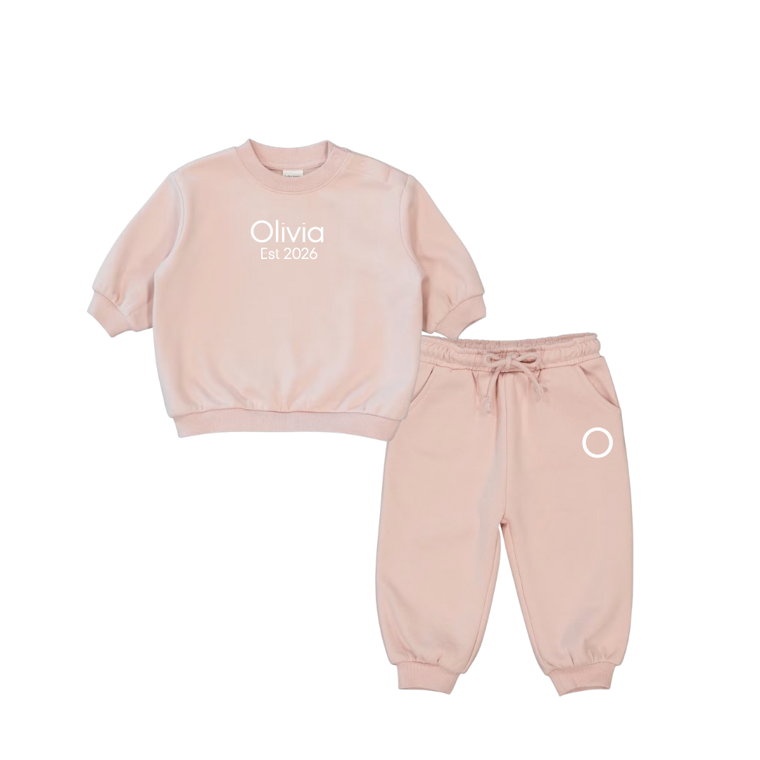 MLW By Design - Established Personalised Tracksuit | Light Pink | LIMITED EDITION
