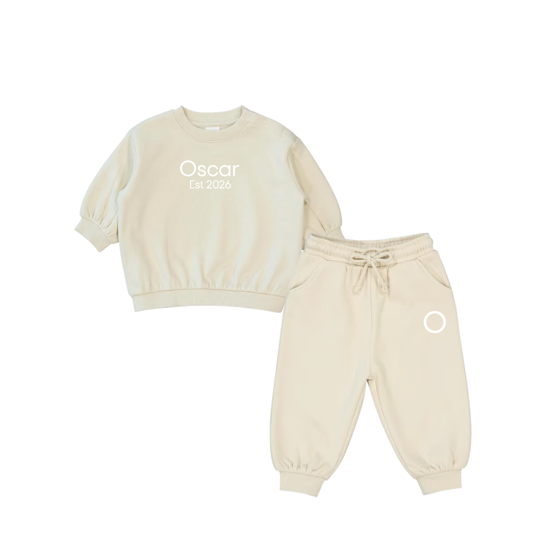 MLW By Design - Established Personalised Tracksuit | Cream | LIMITED EDITION