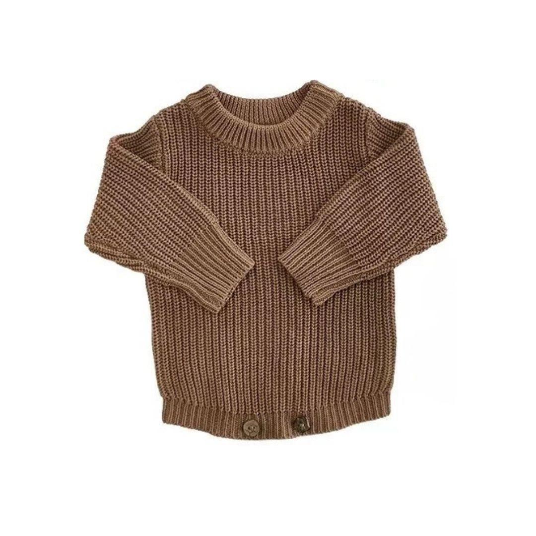 Breezy Co. - Personalised Unisex Knit Romper | Brown