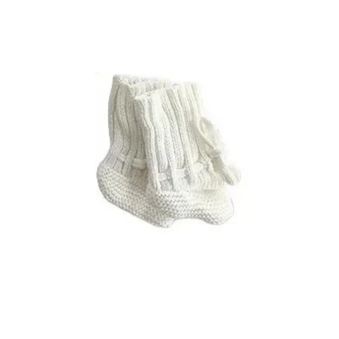 Breezy Co. - Unisex Knit Booties | White
