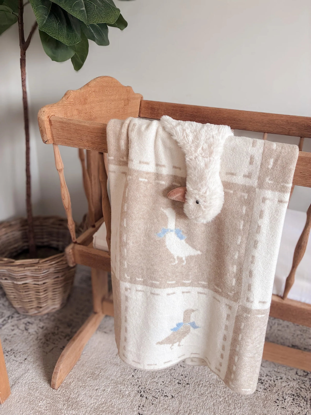 Pop Ya Tot - Knitted Blanket | Goosey Gander