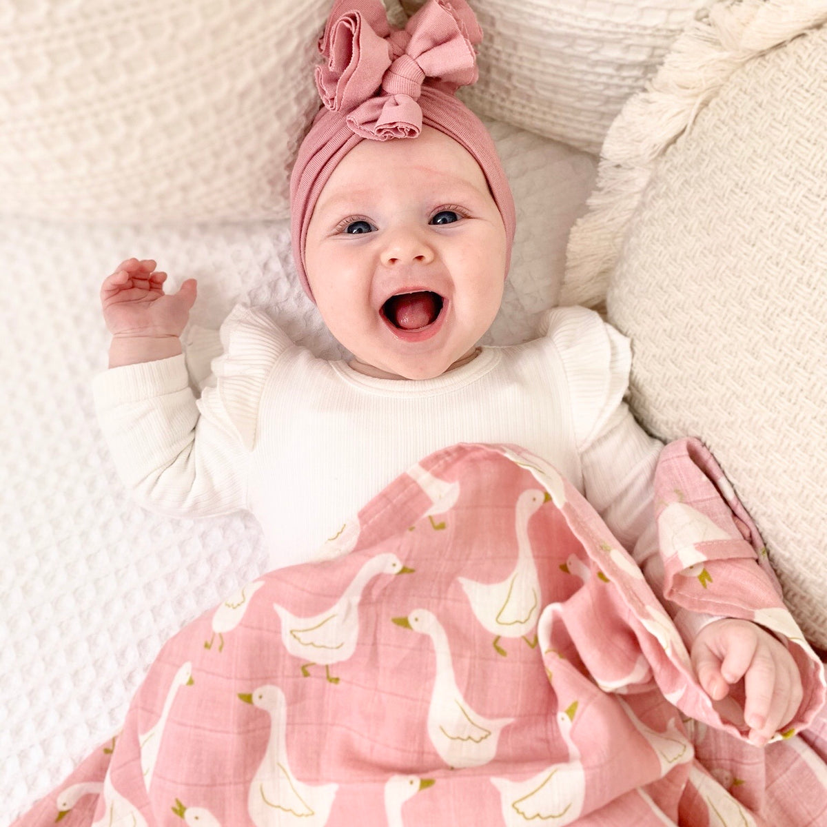 Tinker Tot Baby - Organic Cotton Swaddle – Graceful Geese