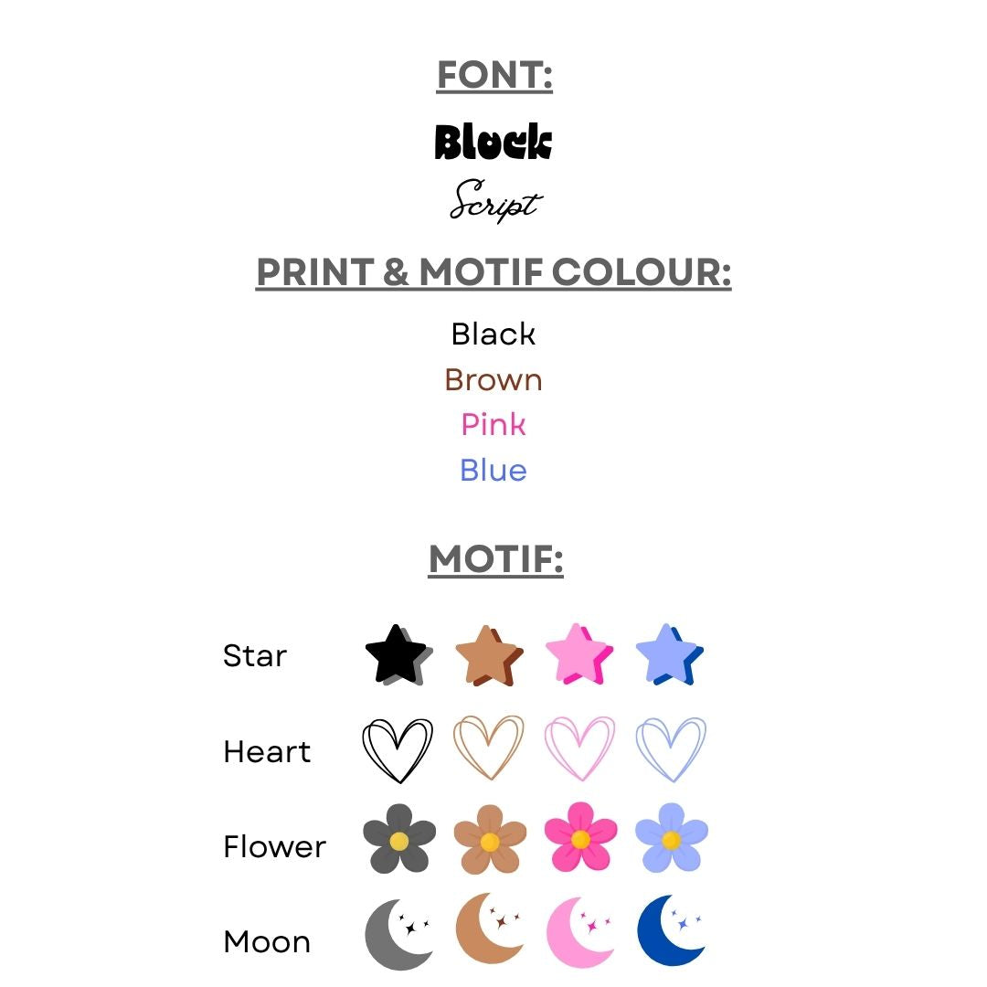 MLW By Design - Personalised Cow Plush Toy | 4 Print Colours