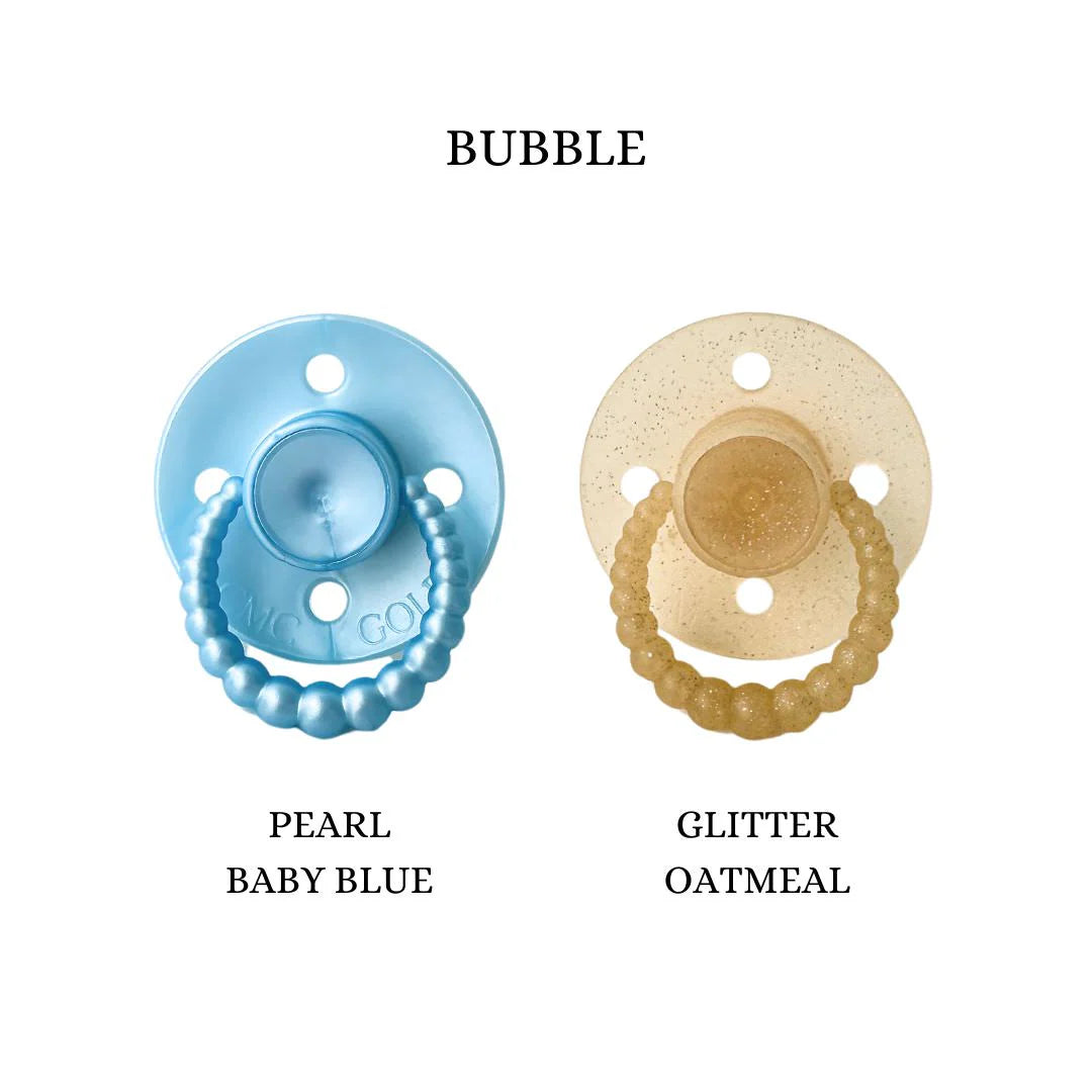 CMC GOLD - Exclusive Bubble Dummies Twin Pack (Size 1) NB-6m (AIR FILLED) | Multiple Options *CLEARANCE*