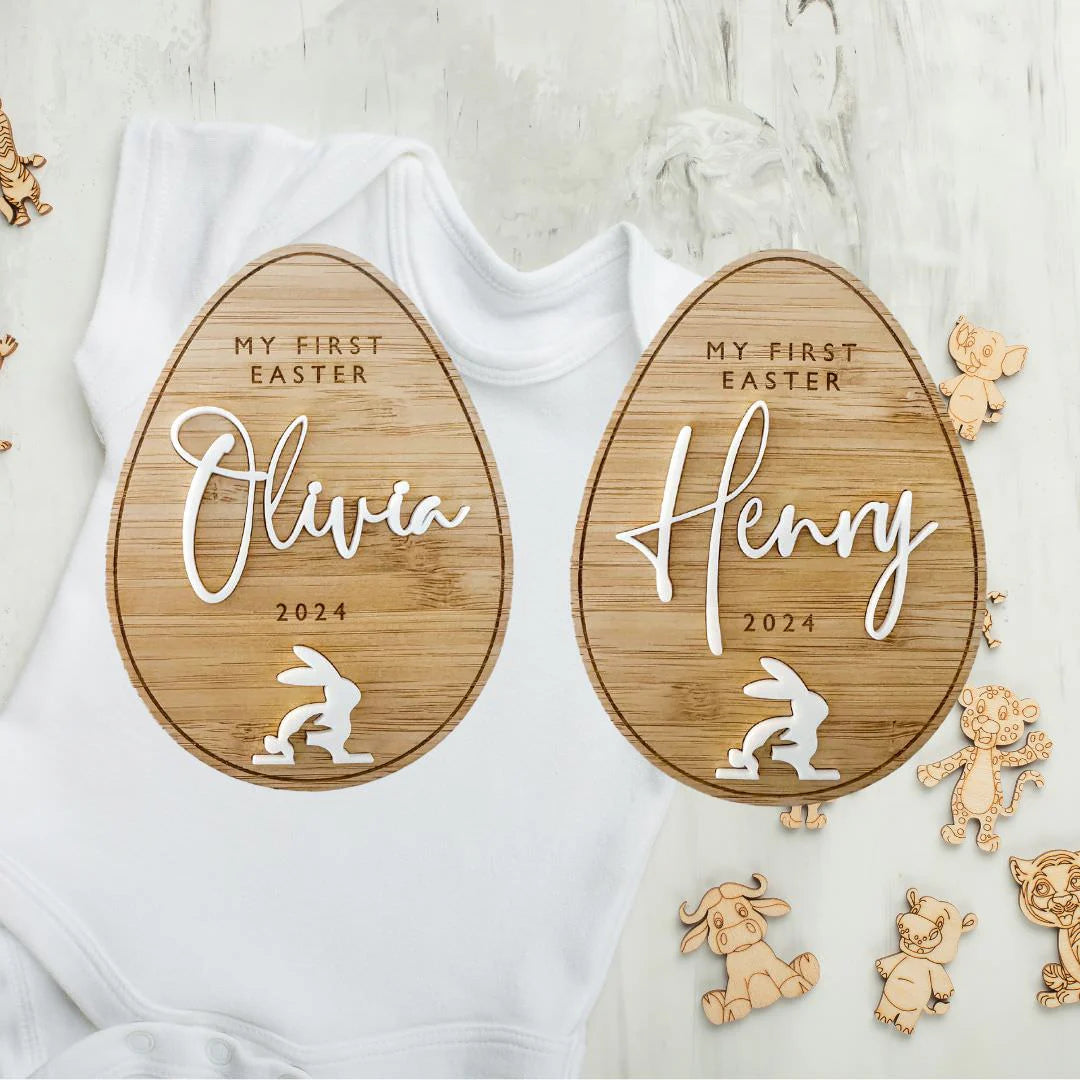 CMC Gold - 3D Personalised My First Easter Milestone Egg