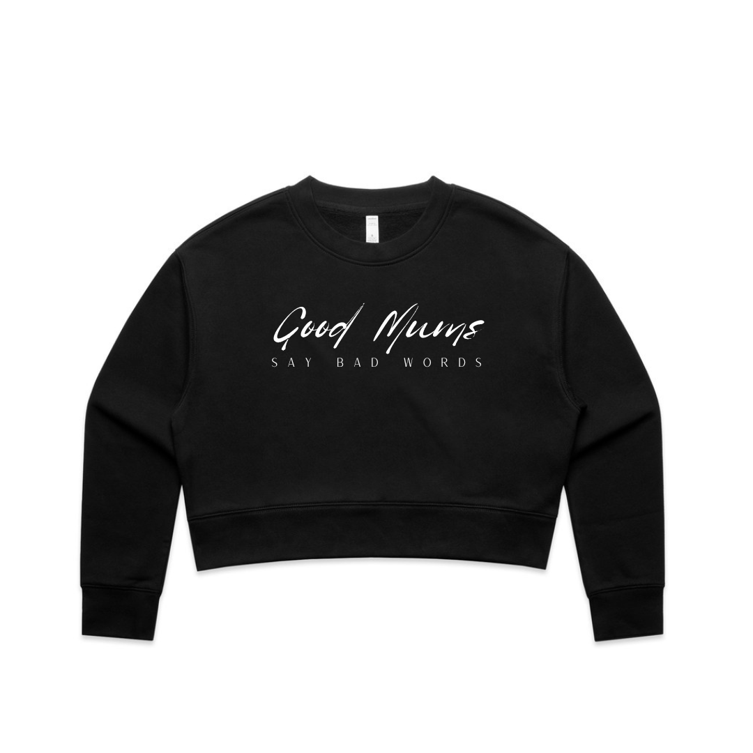 MLW By Design - Good Mums Adult Crop Crew | Various Colours