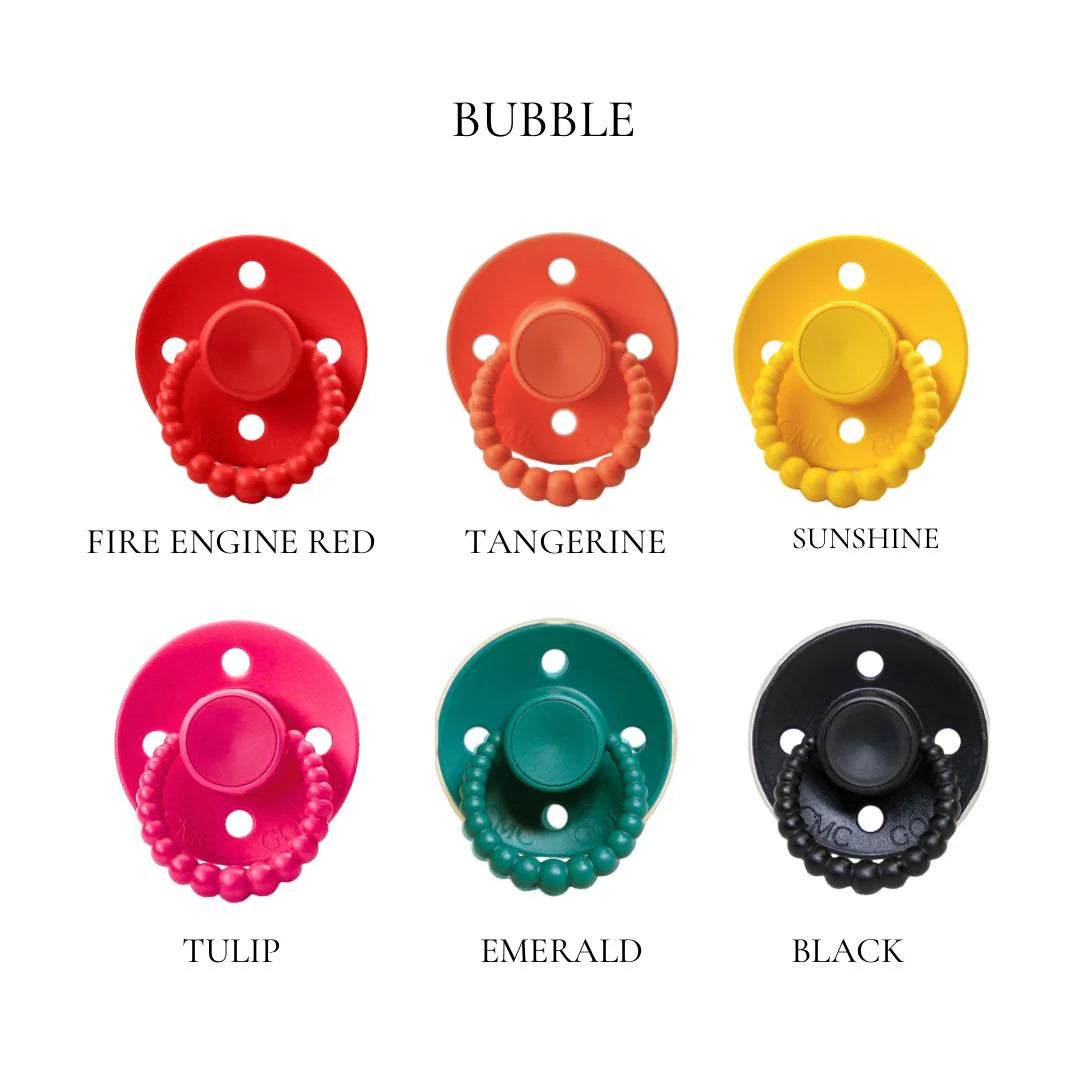 CMC GOLD - Exclusive Bubble Dummies Twin Pack (Size 1) NB-6m (AIR FILLED) | Multiple Options *CLEARANCE*