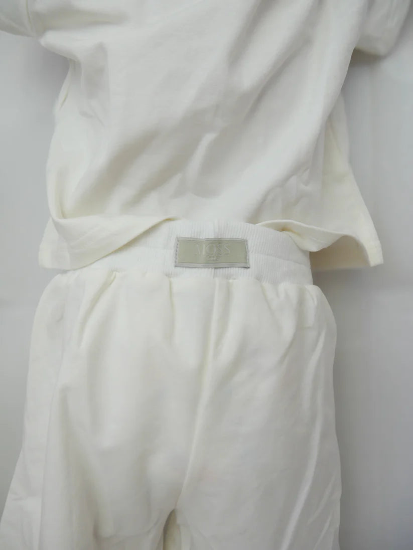 Moss Kids - Core Tee & Short Set | Off White