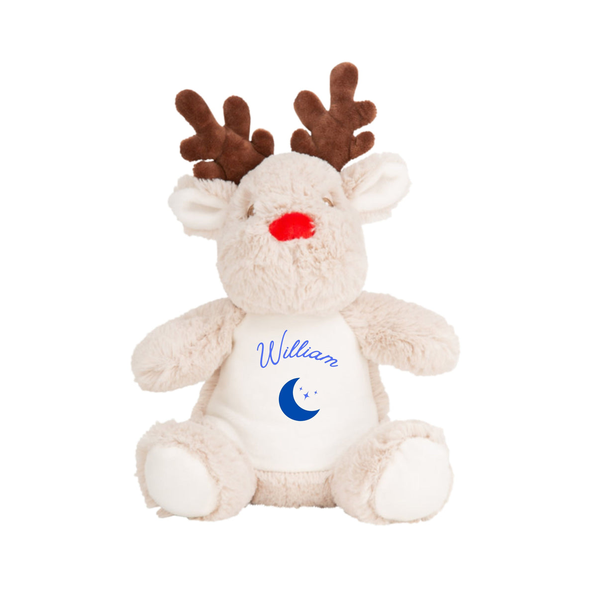 MLW By Design - Personalised Reindeer Plush Toy | 6 Print Colours