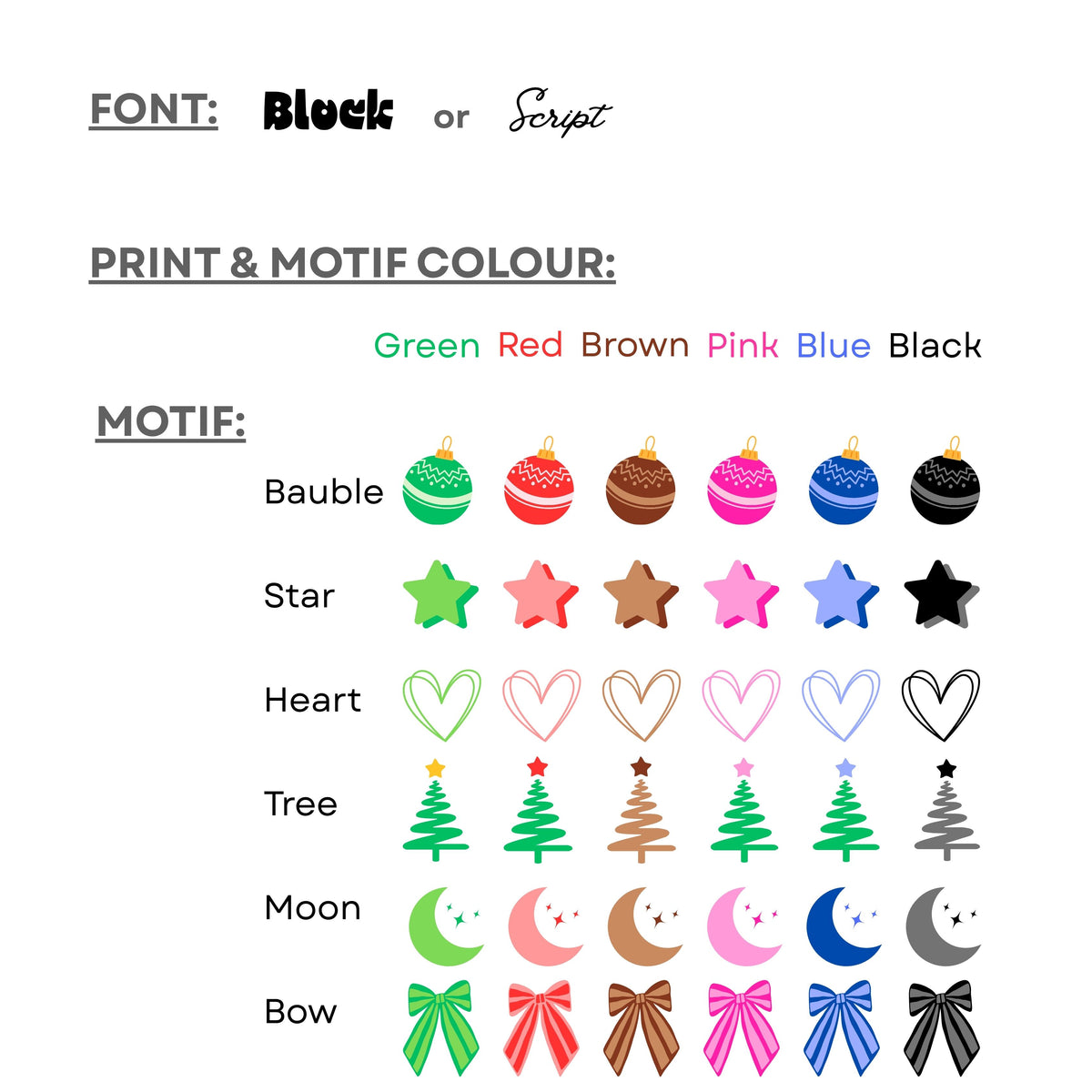 MLW By Design - Personalised Reindeer Plush Toy | 6 Print Colours