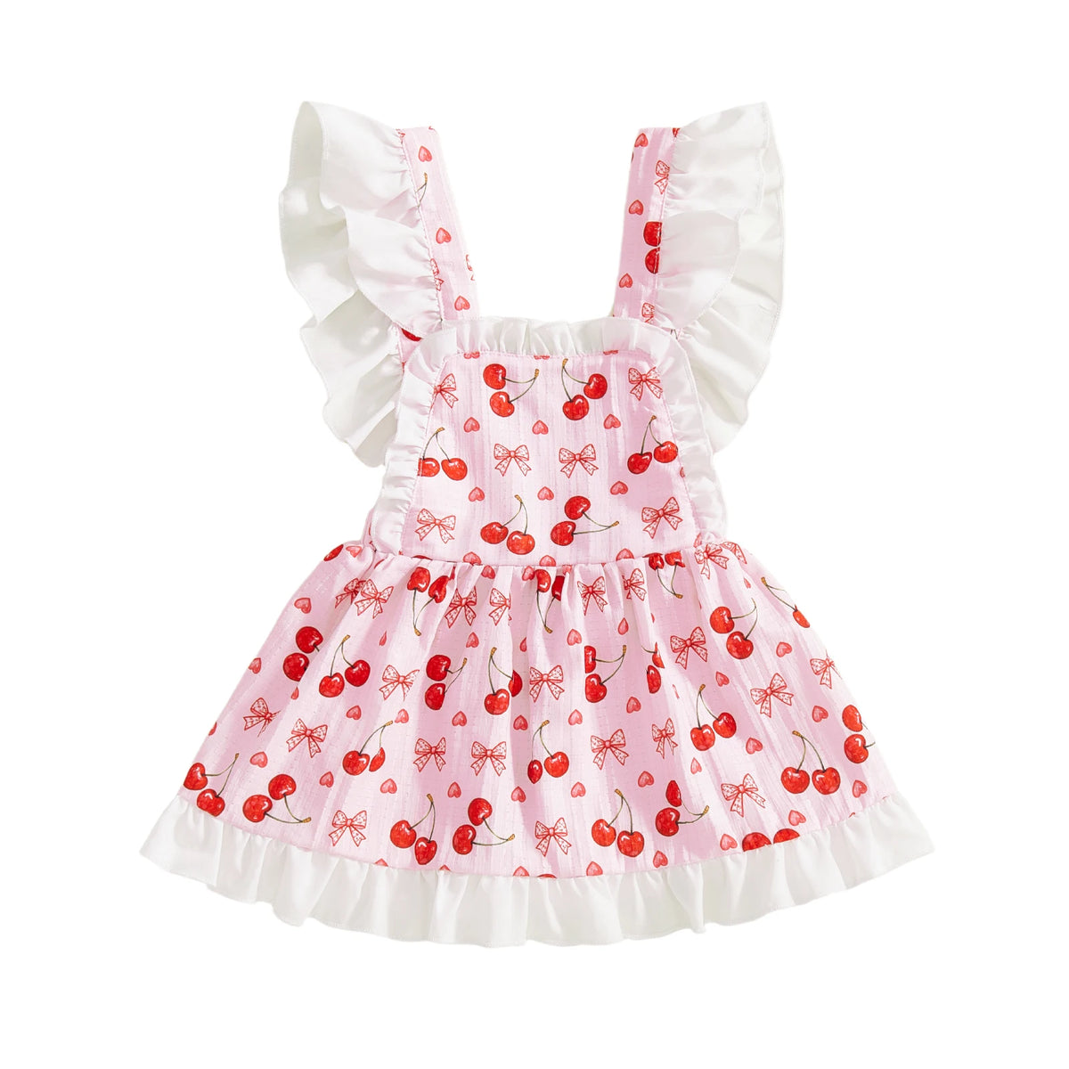 Cherries Pinafore Dress