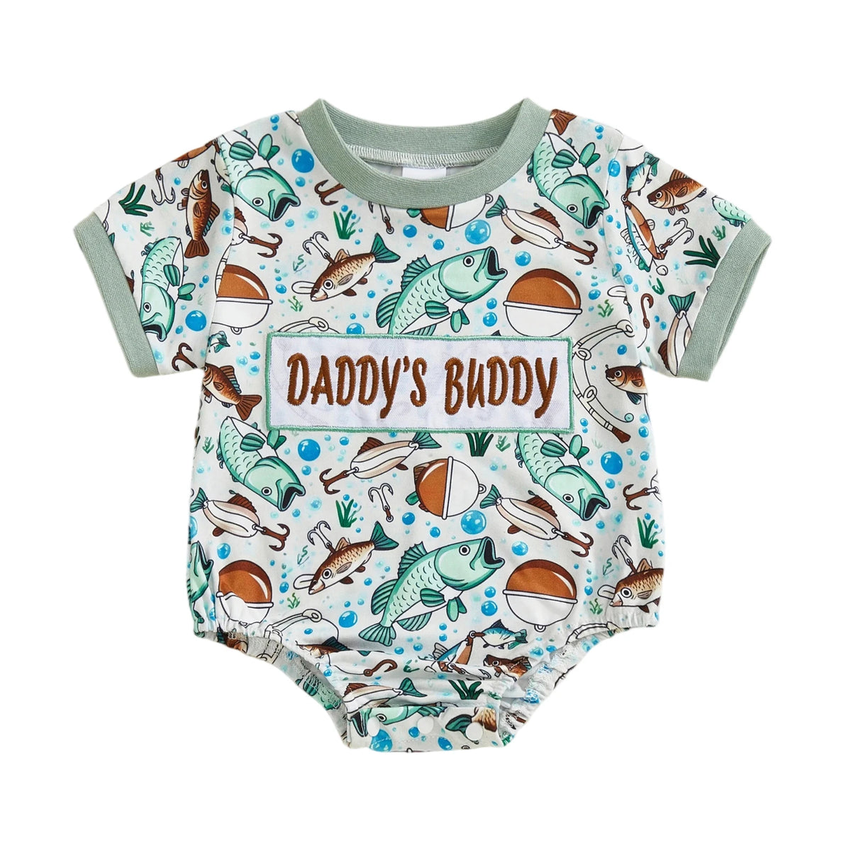 Daddy's Buddy Fishing Romper