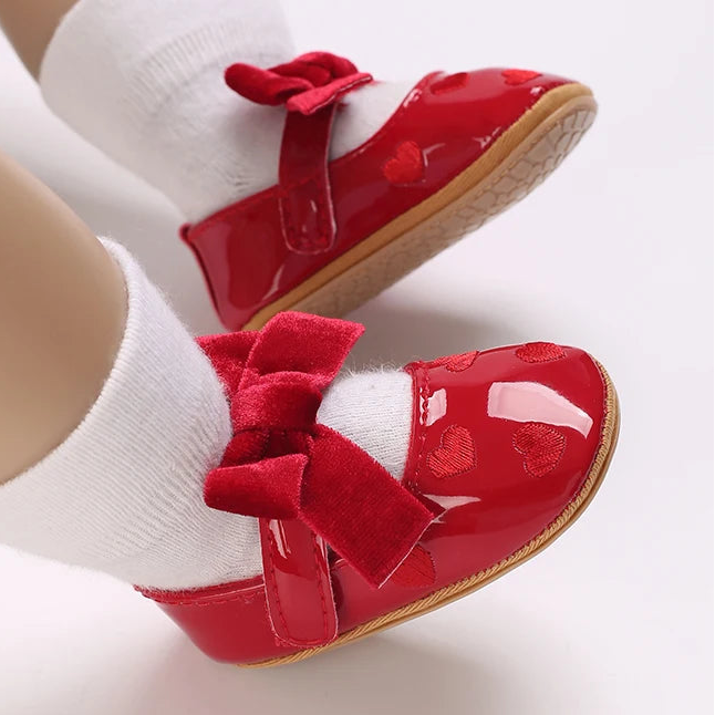 Patent Heart Flats | 3 Colours