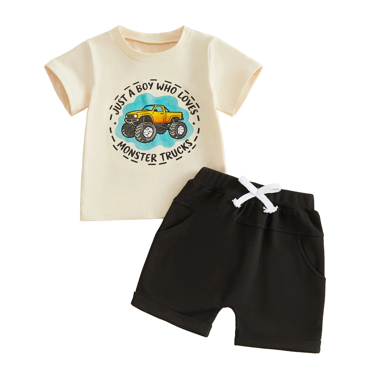 Monster Trucks Shorts Set