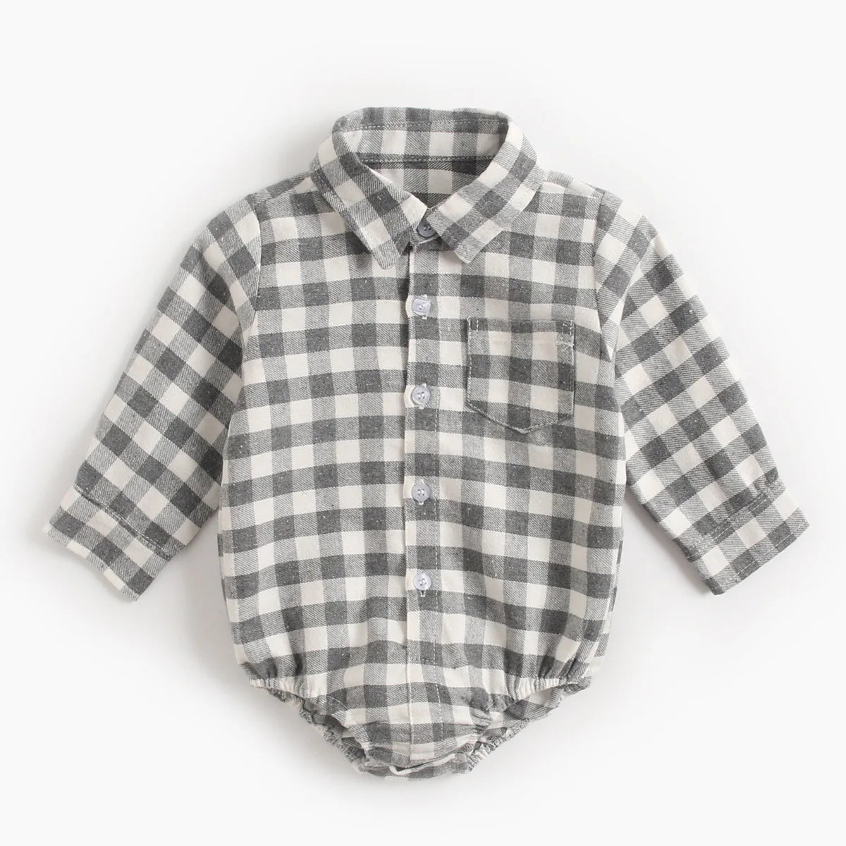 Plaid Button Down Romper | 3 Colours