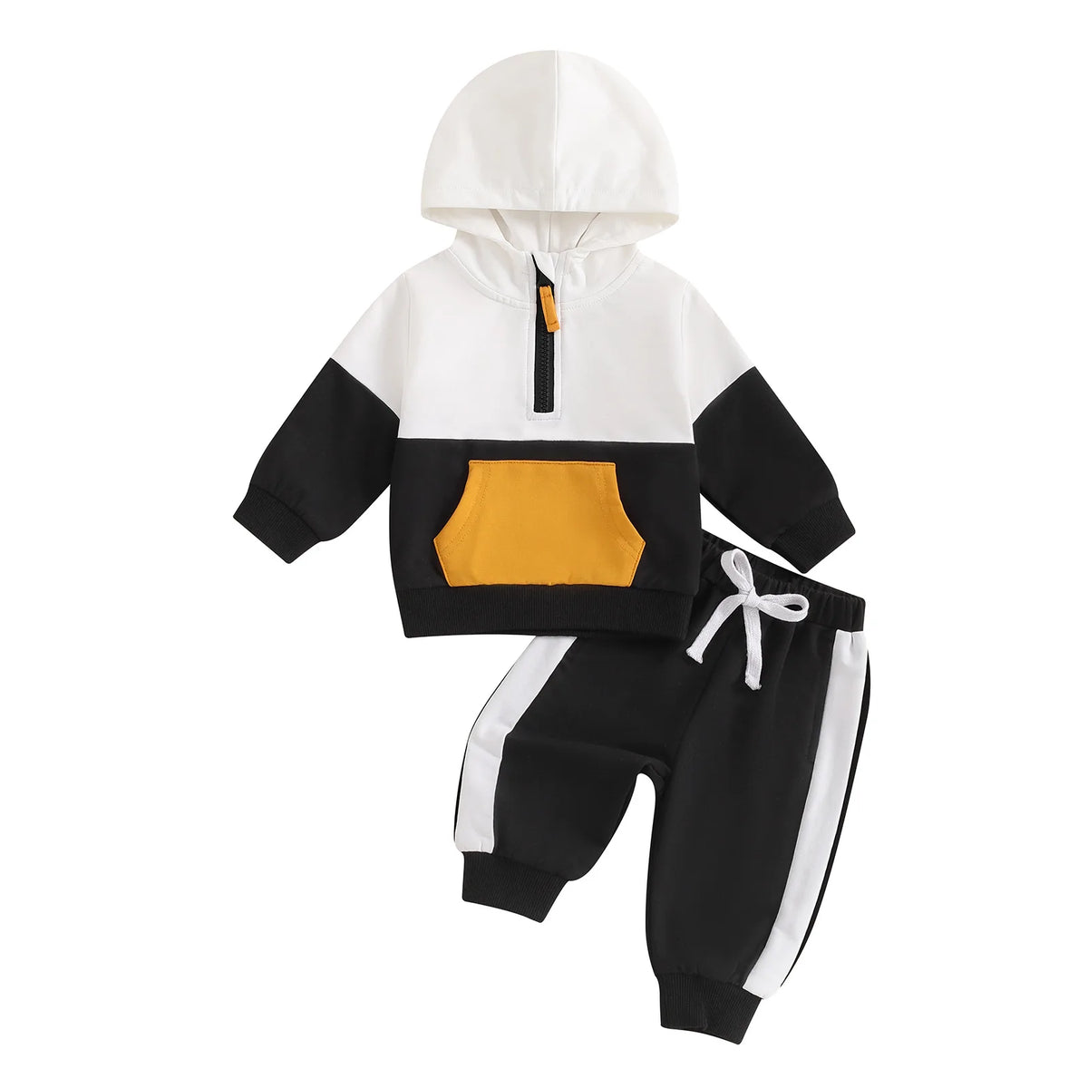 Colton Hoodie Set | Black