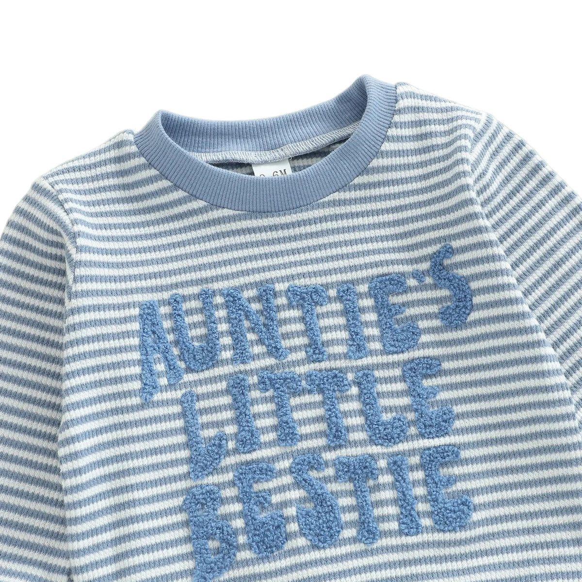 Auntie's Little Bestie Striped Set | Blue