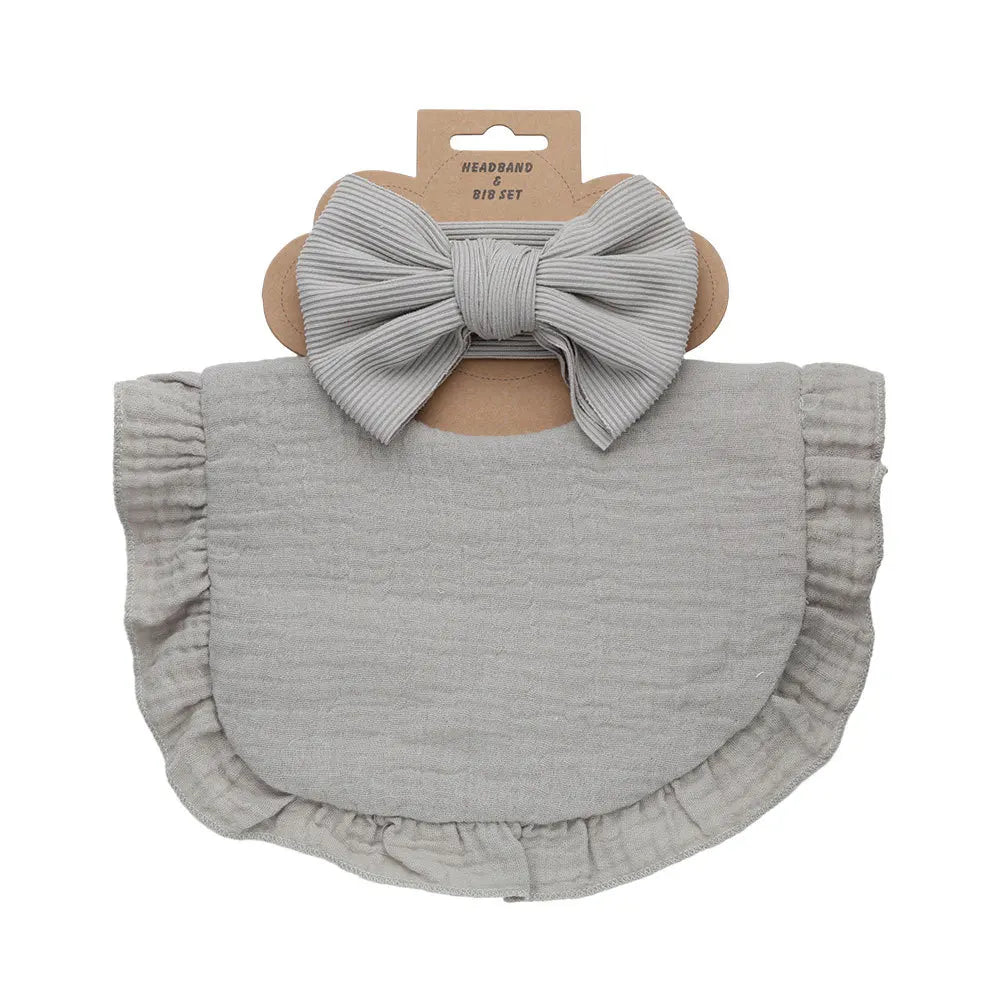 Bib & Headwrap Set | Various Colours