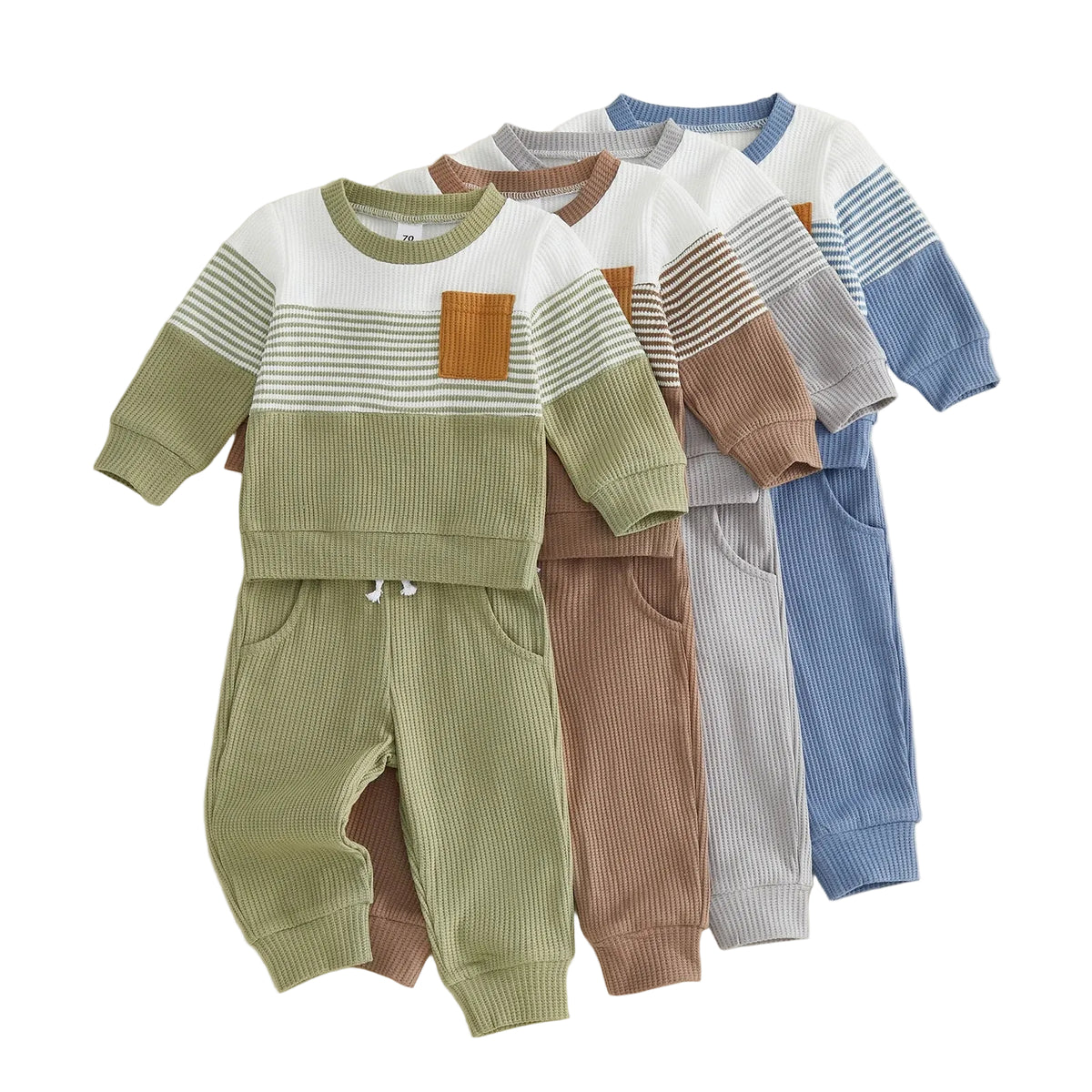 Stripe Pocket Set | Green