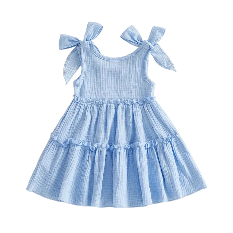 Geneveive Tiered Dress | Blue