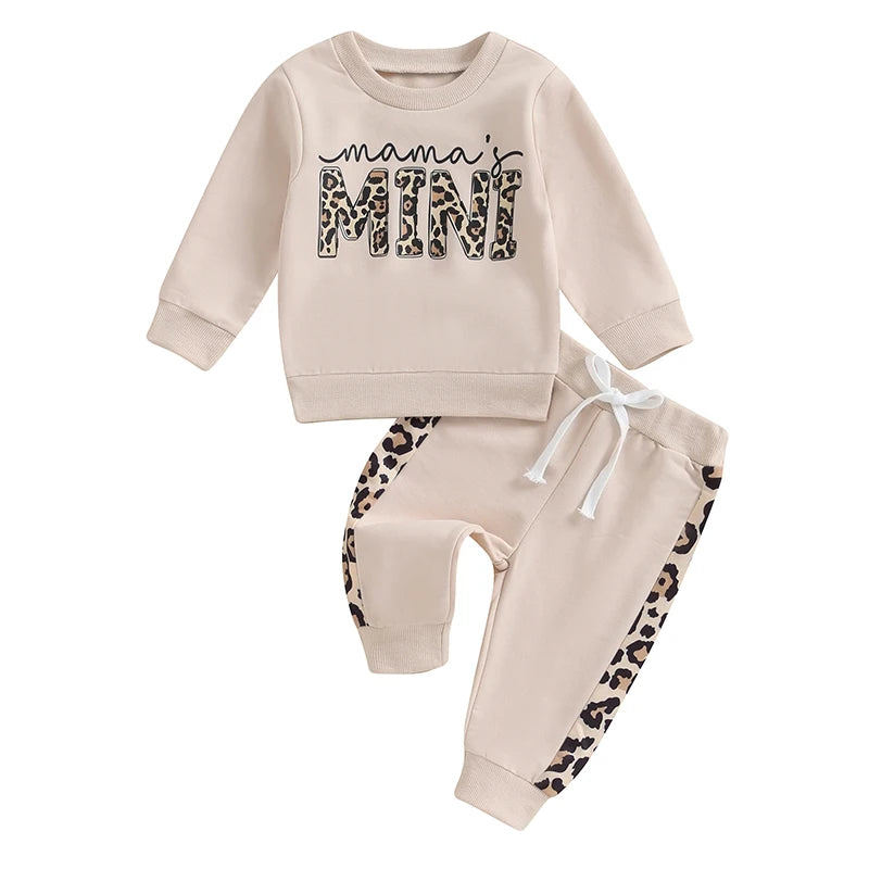 Mama's Mini Leopard Set | Beige